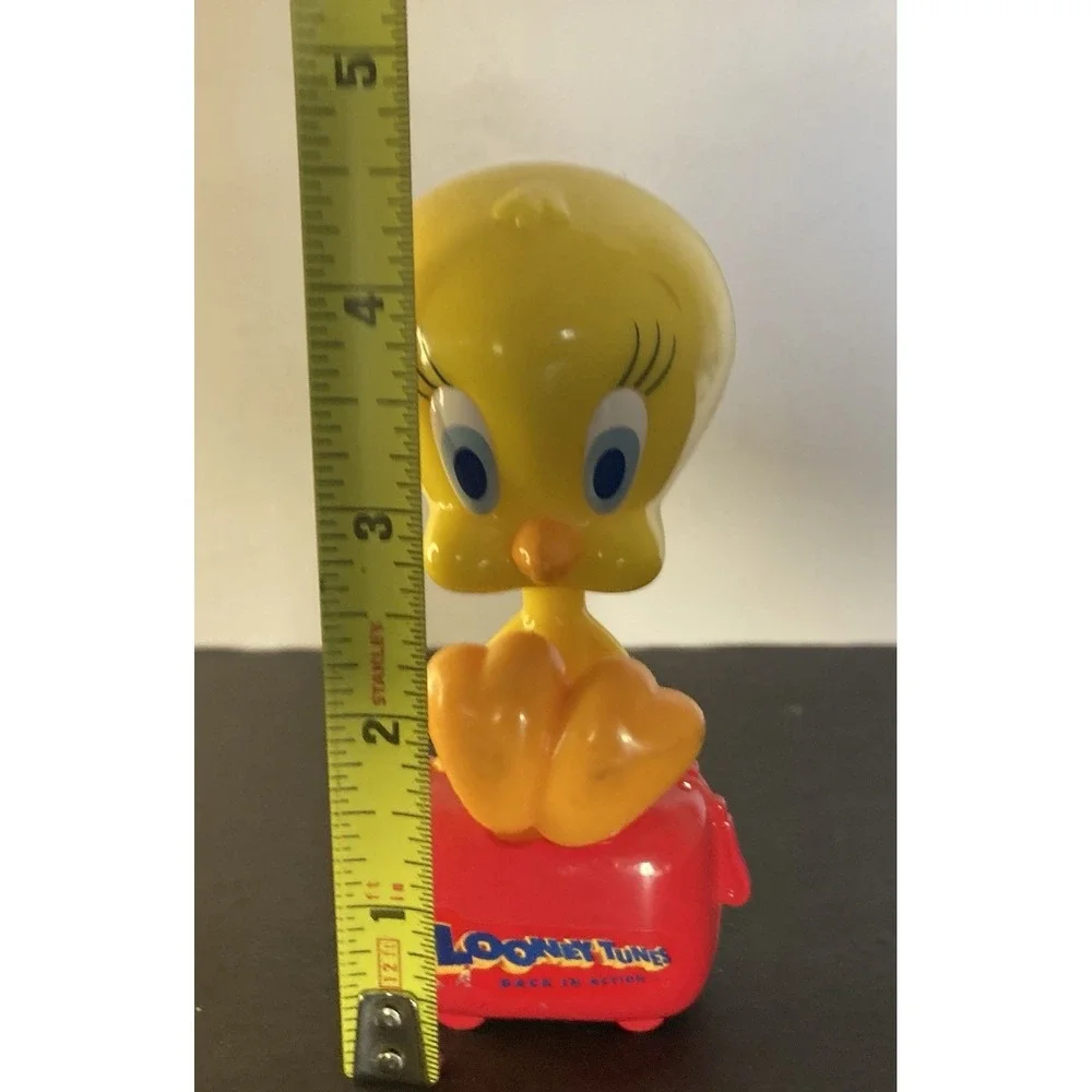 Vintage 1998 Warner Bros Tweety Bird Mini Bobblehead 5